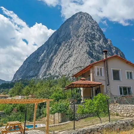 Secluded Villa With On Mountainside In Antalya Antalya
